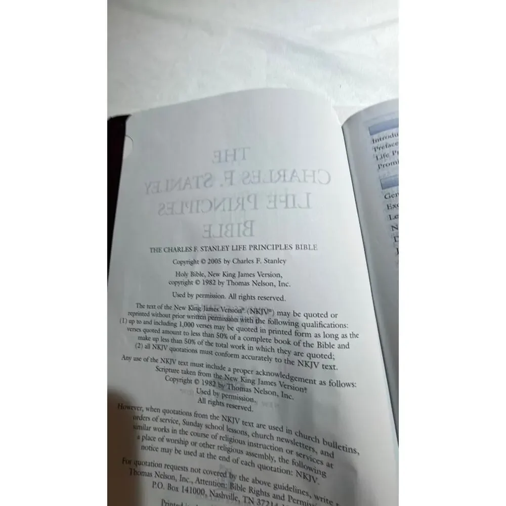 Charles F. Stanley Life Principles Bible